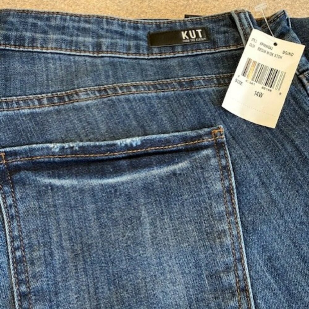 NWT 14W KUT From the Kloth Reese High Rise Jeans